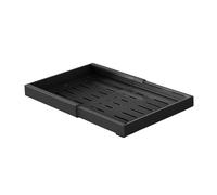 Rail coulissant tiroir 48X47X11cm panier coulissant pour meuble de cuisine Noir