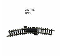 Rail courbe d'alimentation R1 30 degrés avec antiparasite -N-1/160-MINITRIX 1497