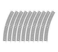14910 (N) Voie Minitrix Rail courbe 30 ° 261.8 mm 10 pc(s)