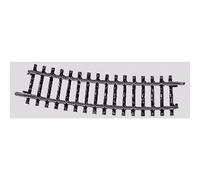 Rail courbe Rayon:424.6 mm 15 ° Märklin 2233 10 pc(s)