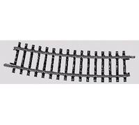 Rail courbe Rayon:424.6 mm 15 ° Märklin 2233 10 pc(s)