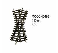Rail croisement 119mm 30 degrés code 83 -HO-1/87-ROCO 42498