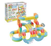 Rail Cube Monorail magnétique Deluxe - Jouet de Construction Ultime pour Enfants - Jouet magnétique de 66 pièces - À partir de 3 Ans - Jeu créatif - Possibilités de Construction infinies