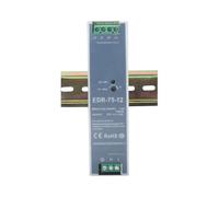 Rail d’Alimentation Din Alimentation sur Rail Din EDR-75-48 75W 48VDC 1,6A AC/DC (Size : 12V, Color : 75W)