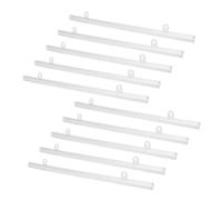 Rail D'accrochage de Bannières avec Chaînes et Crochets, Affiches | Bandes à Œillets, Clips Intégrés, Usage Intérieur Extérieur, pour Panneaux et Vitrines, Pose sans Dommage