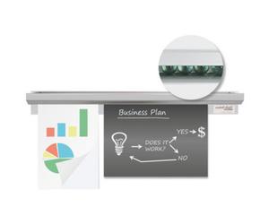 Rail d'affichage Catch-ball-System Infobord, blanc