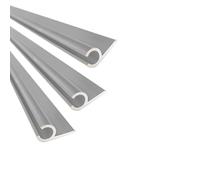 Rail d'auvent Canal C pour camping-car, autocaravane, caravane, van - rail d'attache Canal C - 3 x 1 mètre - Bandes en aluminium anodisé par KEDER UK
