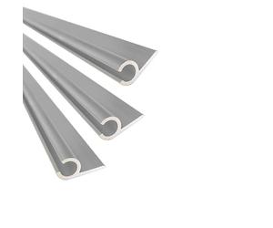 Rail d'auvent Canal C pour camping-car, autocaravane, caravane, van - rail d'attache Canal C - 3 x 1 mètre - Bandes en aluminium anodisé par KEDER UK