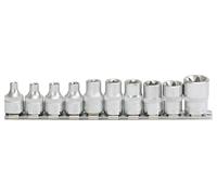 KS TOOLS 922.4024 Rail de 10 douilles ULTIMATE TORX 3/8''