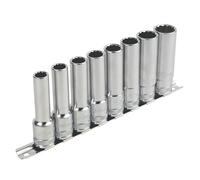 Rail de 8 douilles longues Magnusson 1/2"
