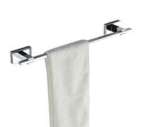 Rail de Bar à Serviette Simple, Canne Serviette en Acier Inoxydable, Porte-Serviette en Serviette pour Salle de Bain, Cintre de NIS de Cuisine, Argent , Montage des vis (Taille: 75 cm) WFJ