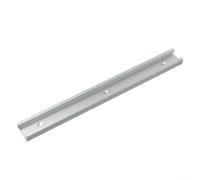 Rail de barre à onglet en alliage d'aluminium pour gabarits de travail du bois compatible avec les pinces rapides et les vis en T, finition argentée, 300-600 mm (300 mm)