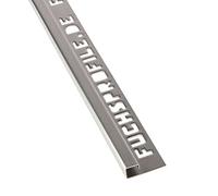 Rail de carrelage - Profilé carré - Hauteur 12,5 mm - En acier inoxydable V4A brossé de qualité supérieure - Longueur : 250 cm - Rail de carrelage - Profilé L Fuchs Design (5)