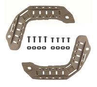Rail de Casque Tactique Airsoft Accessoire for Casques Fast SF Convient Aux Lunettes de Vision Nocturne Casques Lumineux(Brown)