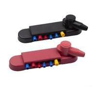 Rail de collecte de batterie 48 V 150 A avec 12 connecteurs et base à clipser sécurisée pour systèmes marins, solaires et automobiles, construction ABS et acier inoxydable (rouge et noir)
