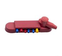 Rail de collecte de batterie 48 V 150 A avec 12 connecteurs et socle à clipser sécurisé pour systèmes marins, solaires et automobiles, construction ABS et acier inoxydable (rouge)