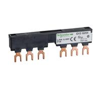 Rail de collection Schneider peigne GV2G254 - 3P, 63 A, 690 V, 2 embranchemen...