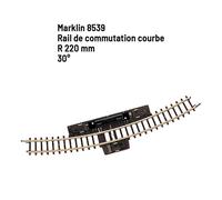Märklin - 8539 - Modélisme Ferroviaire - Rail Télécommande - Courbe - 30° - R220 mm