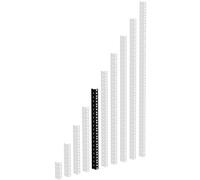 Adam Hall Profilé pour rack 61535B10 — Acier 2 mm, 10U
