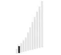 Rail de fixation Adam Hall 61535 B3 3 UH