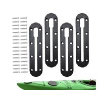 Rail de Fixation pour Kayak | Vis Incluses 4 Pièces Multifonction Universelle | Supports de Pagaie Rail d'Équipement pour Kayak | pour Sondeur Porte-Gobelet Montage Accessoires