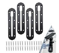 Rail de Fixation pour Kayak - Vis Incluses 4 Pièces Multifonction Universelle,Supports de Pagaie Rail d'Équipement pour Kayak | pour Sondeur Porte-Gobelet Montage Accessoires