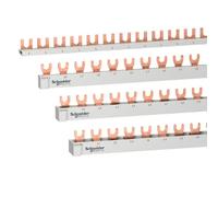Rail de phase Schneider Electric R9XFH357 gris-clair (RAl 7035) 63 A 500 V Type de conducteur = L 1 pc(s)
