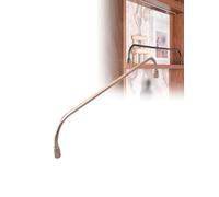 Rail de garde d'étagère en aluminium doré, protection d'étagère DIY, clôture antichute polyvalente for armoire, bibliothèque et étagère à chaussures(Gold 1,L 1100mm/43.3")