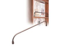 Rail de garde d'étagère en aluminium doré, protection d'étagère DIY, clôture antichute polyvalente for armoire, bibliothèque et étagère à chaussures(Gold 2,L 1100mm/43.3")