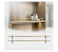 Rail De Garde D'étagère en Métal Rails De Basculement De Galerie Décorative for Étagères 1 2 4 6 8 Pack, Clôture Anti-Chute en Aluminium for Armoire(2 Pack,11inch/28cm)