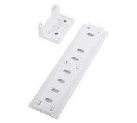 Rail de Glissière Intégré pour Porte de Réfrigérateur blanc | Mécanisme à Billes Précis, Rails Gauche et Droite Indépendants, Réglage Facile pour Armoires Hautes