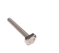 Rail de goulotte à fente en T en acier inoxydable 304 A2-70, Type en forme de T, boulons à tête rectangulaire M5 M6- M12 1/2/5/10 pièces(M5x16(10pcs))