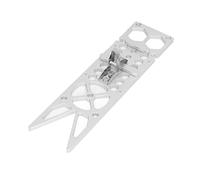 Rail de guidage à angle droit Outil de travail du bois pour scie circulaire électrique à 90 degrés Compatible avec et Triton Alliage d'aluminium Acier inoxydable Léger Durable