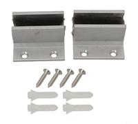 Rail de guidage au sol pour porte coulissante en verre de 0 à 14 mm configurable en alliage d'aluminium avec doublure en peluche pour réduire le bruit jusqu'à 80 à plus une stabilité améliorée