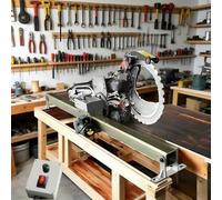 Rail de guidage automatique pour scie circulaire, rail de coupe pour scie à anneau de béton de 1,5/2/2,5/3 m avec télécommande, profondeur réglable, rail de guidage linéaire automatique(2m/6.6ft)