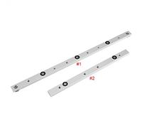 Rail de Guidage, Barre à Onglets en Alliage D'aluminium, Barre de Scie à Table, Tige de Jauge, Outil de Travail du Bois Durable, Gabarit de Jauge à Onglets et Barre de Montage (300 sliders)