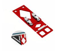 Rail de guidage carré à 90 degrés, en alliage d'aluminium de 300 mm avec pinces à dégagement rapide, outil de menuiserie précis compatible avec Makita, Festool, Powertec et Wen