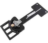 Rail de Guidage Carré à Angle Réglable, Jauge à Onglet réglable Multi-Angles pour Scie à Rail Carré avec Butée D'angle de -60 ° à 60 ° Guide carré à angle droit pour Makita pour Festool