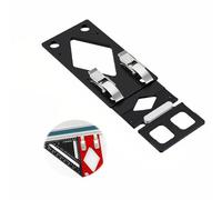 Rail de guidage carré de 300 mm en aluminium usiné CNC, butée d'angle à 90° avec base renforcée, outil de coupe transversale de précision pour le travail du bois compatible avec les rails Festool et