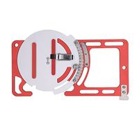 Rail de guidage carré réglable pour scie circulaire, rail de menuiserie métallique avec réglage de l’angle de 0 à 60°, boucle de sécurité en acier inoxydable, rail en alliage