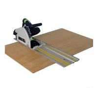 Rail de guidage conçu avec précision pour scies circulaires pour projets professionnels de travail du bois (1 paire de pinces)