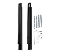 Rail de guidage de scie à rail - Rail auxiliaire de menuiserie de 80 cm, guide de coupe du bois, support de fraisage réglable, construction en d'aluminium durable offrant une haute précision