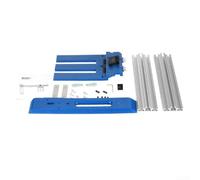 Rail de guidage de scie circulaire en aluminium pour le travail du bois, glissière fixe avec double règle, réglable -65 cm droit pour bord