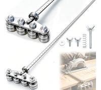 Rail de guidage de scie circulaire, règle de guidage de coupe du bois pour | Pied à coulisse réglable en acier inoxydable pour des mesures précises du bois, guide de scie circulaire pour le travail du