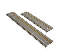 Rail de guidage en aluminium pour rail de scie circulaire 300 mm/400 mm, équipement d'atelier, rails guidés extrudés, coupe répétable (1 paire de pinces)