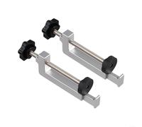Rail de guidage en aluminium pour rail de scie circulaire avec connecteur pour une expérience de coupe fluide (1 paire de pinces)