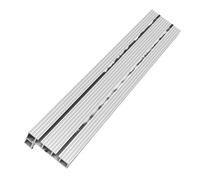 Rail de guidage for onglet, rail en T en aluminium type 75, gabarit de rail de guidage for onglet à rainure en T, rail en T for table de travail du bois, fixation de clôture(Silvery fence 400mm)