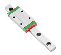 Rail de guidage linéaire 100 mm MGN9H, largeur 9 mm + bloc coulissant, acier, système de guidage linéaire, guide rail, 03