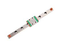 Rail de guidage linéaire 150mm, LML9B Guide Linéaire du Rail, Mini Rails Linéaires, Largeur du rail 9mm, Guide Linéaire Coulissant Avec Bloc de Chariot, Pour Imprimante Et Machine CNC 3 Dimensions