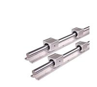 Rail de Guidage Linéaire, 2 Ensemble Rail Linéaire SBR20 300 400 500 600 700 800 900 1000mm 1200mm Pièces Guide + 4 SBR20UU Blocs For Pièce CNC(Only 4pcs block)